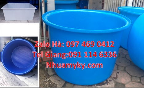 Thùng nhựa 500 lít, Thùng nhựa tròn đựng hàng hóa, Thùng chữ nhật 1000 lít, thùng nhựa vuông 7