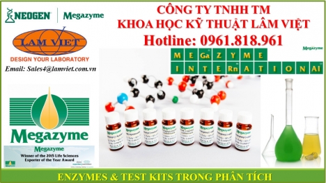 Bộ kit test MEGAZYME - ENZYME (Sản xuất tại Ireland)