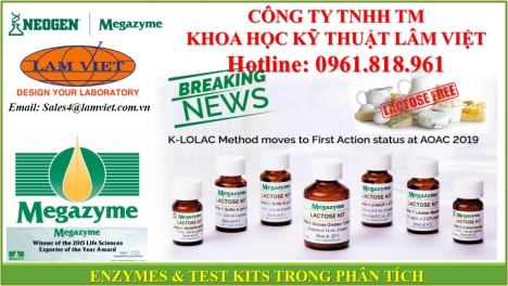 Bộ test kit phân tích MEGAZYME - ENZYME (Sản xuất tại Ireland)