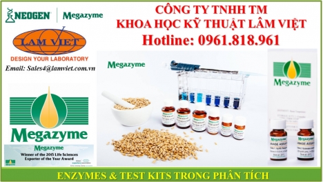 Bộ kit test MEGAZYME - ENZYME (Sản xuất tại Ireland) mới 100%