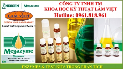 Bộ kit test MEGAZYME - ENZYME (Sản xuất tại Ireland) mới 100%