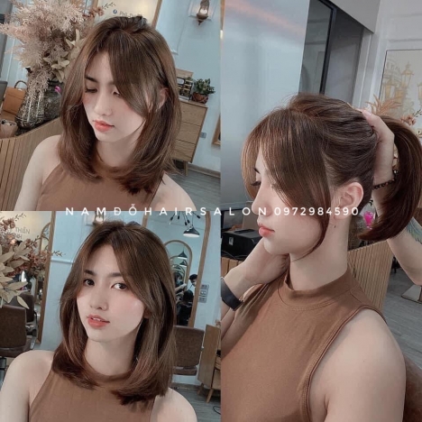 Uốn Cụp Phồng Tóc Lỡ Layer, Địa Chỉ Làm Tóc Uy Tín Giá Rẻ Hoài Đức - Nam Đỗ Hair Salon