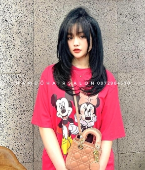 Uốn Cụp Phồng Tóc Long Bob, Địa Chỉ Làm Tóc Đẹp Giá Rẻ Hoài Đức - Nam Đỗ Hair Salon