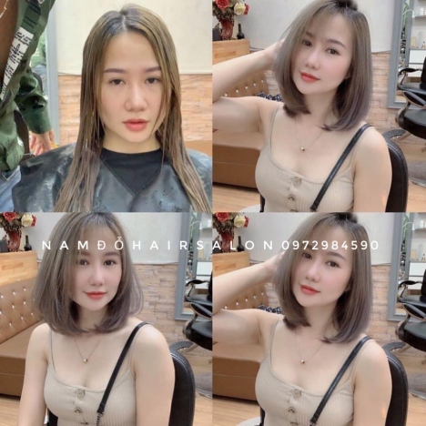 Top Salon Uốn Cụp Nhẹ Tóc Lỡ Đẹp Giá Rẻ Hoài Đức - Nam Đỗ Hair Salon