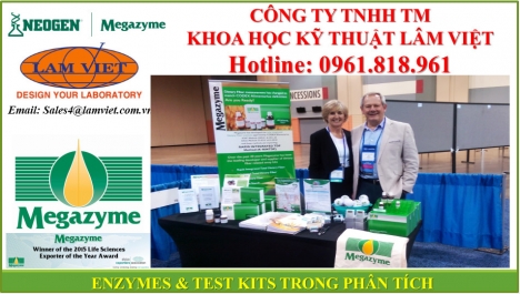 Bộ kit test MEGAZYME - ENZYME (Sản xuất tại Ireland) mới 100%