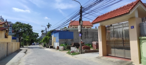 Chính chủ chuẩn bị mở bán ô đất mặt đường 8m có thể kinh doanh buôn bán