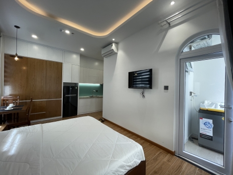 Cho thuê căn hộ studio tại 09 Lê Thánh Tôn,  Nha Trang đối diện Vincom Lê Thánh Tôn.