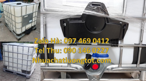 bồn ibc 1 khối, Bồn nhựa dung tích lớn, Tank ibc nhựa 1000l, thùng ibc 1000 lít, Bồn nhựa vuông, thù