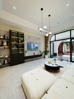 Bán ngôi nhà thông minh, HXH 6m, wiew công viên trước sau, 77m2, sổ vuông