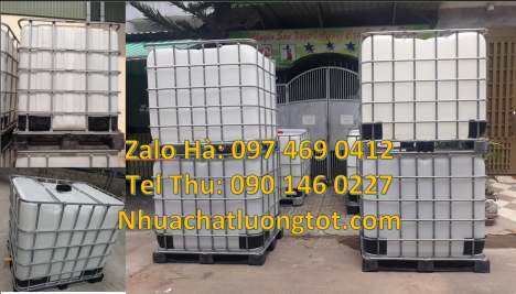 bồn ibc 1 khối, Bồn nhựa dung tích lớn, Tank ibc nhựa 1000l, thùng ibc 1000 lít, Bồn nhựa vuông, thù