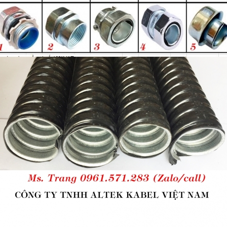 Ống kẽm đàn hồi thép bọc nhựa luồn dây cáp