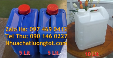 can 10l đựng chế phẩm sinh học, can hdpe giá rẻ tại hcm, can 2l quay, phân phối sỉ can nhựa, Can 2 l