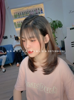 Uốn Cụp Phồng Tóc Lỡ,Địa Chỉ Làm Tóc Uy Tín Giá Rẻ Hoài Đức - Nam Đỗ Hair Salon