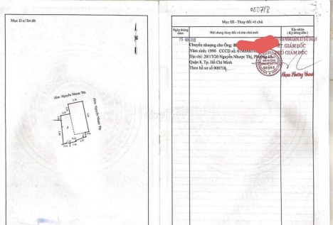 Bán nhà Hẻm 24 Nguyễn Nhược Thị Q8 nhà nở hậu phong thuỷ tốt