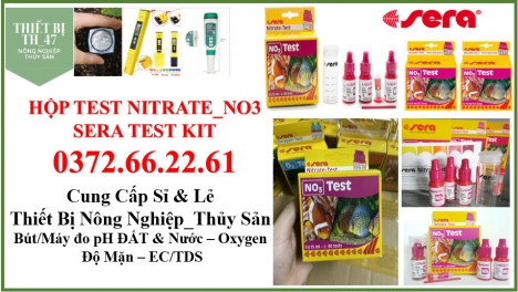 Hộp test Sera kiểm tra Nitrate ao nuôi tôm cá, test Đức