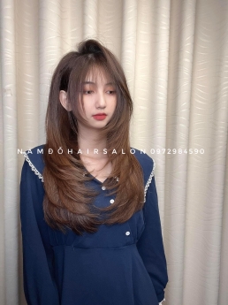 Uốn Cụp Tóc Layer Dài, Địa Chỉ Làm Tóc Uy Tín Giá Rẻ Hoài Đức - Nam Đỗ Hair Salon