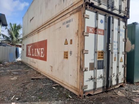 Container lạnh trữ quả cau tươi, cau khô sấy