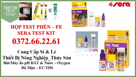 Hộp test Fe Sera-test phèn đức