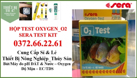 Test Oxy Sera kiểm tra nhanh oxy trong nước