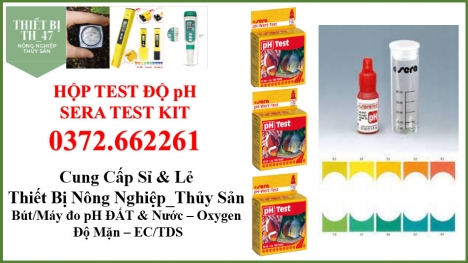 Hộp test kiểm tra độ ph nước ao nuôi tôm