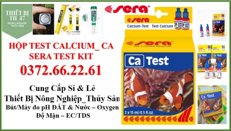 Test Calcium_Ca test kiểm tra độ cứng nước nuôi tôm