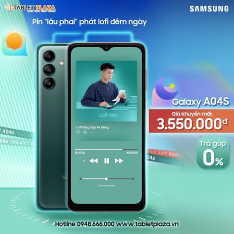 Tâm điểm của vũ trụ Galaxy A04S giá cực sốc tại Tablet Plaza