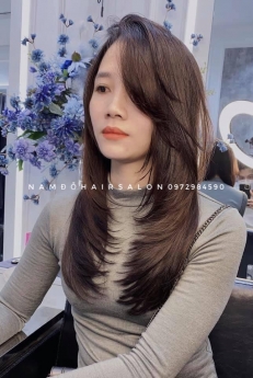 Uốn Cụp Phồng Tóc Dài Mái Bay, Địa Chỉ Làm Đẹp Giá Rẻ Hoài Đức - Nam Đỗ Hair Salon