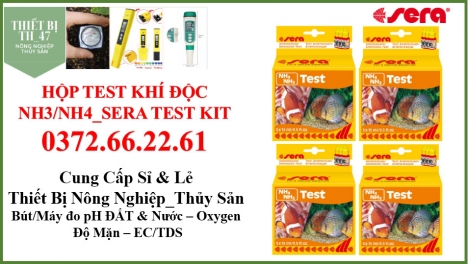 Test kiểm tra amoniac NH3NH4 Sera Đức