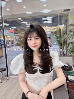 Top Salon Uốn Cụp Phồng Tóc Dài Mái Bay Uy Tín Giá Rẻ Hoài Đức - Nam Đỗ Hair Salon