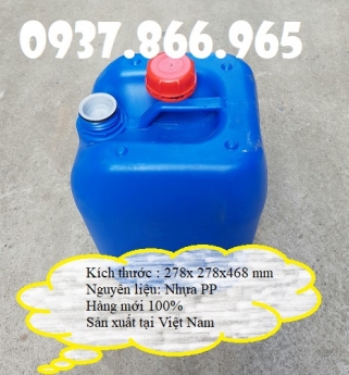 Giá can nhựa HPDE, can  dùng trong nhà máy hóa chất, can dùng nhà máy chuyên đựng hóa chất