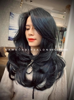 Uốn Cụp Phồng,Địa Chỉ Cắt Tỉa Tóc Dài Đẹp Giá Rẻ Hoài Đức - Nam Đỗ Hair Salon