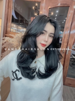Uốn Cụp Phồng,Địa Chỉ Cắt Tỉa Tóc Dài Uy Tín Giá Rẻ Hoài Đức - Nam Đỗ Hair Salon
