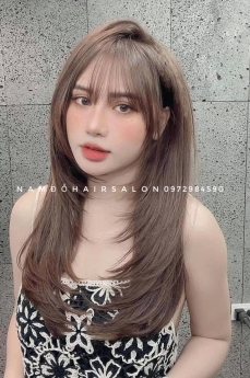 Uốn Cụp Tóc Dài Layer Mái Bay, Địa Chỉ Làm Tóc Đẹp Giá Rẻ Hoài Đức- Nam Đỗ Hair Salon