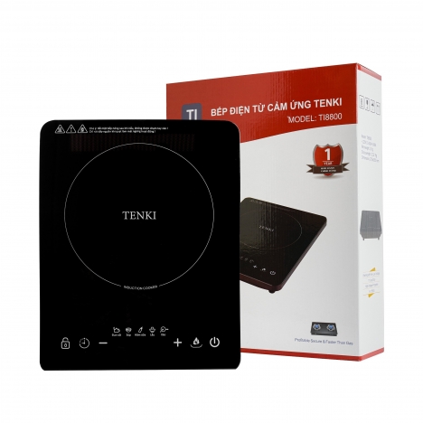 Bếp Từ Cảm Ứng TENKI Siêu Mỏng kính chịu lực ceramic