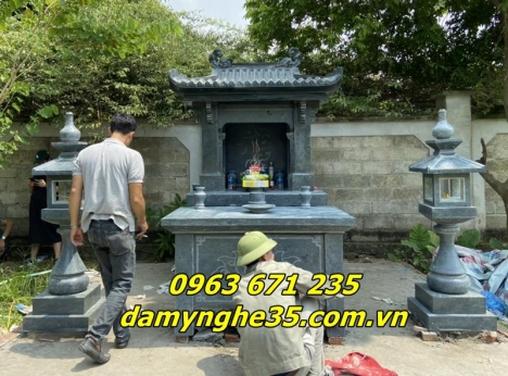 Lắp đặt miếu thờ thần linh bằng đá tại Hà Đông Hà Nội