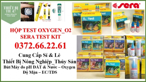 Test Oxy Sera kiểm tra nhanh oxy trong nước