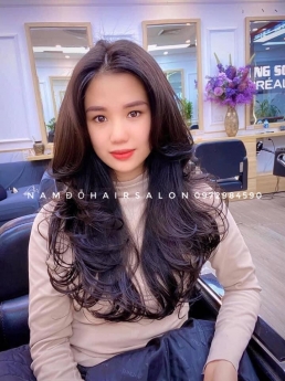 Uốn Cụp Phồng Tóc Layer Dài, Địa Chỉ Làm Tóc Uy Tín Giá Rẻ Hoài- Nam Đỗ Hair Salon
