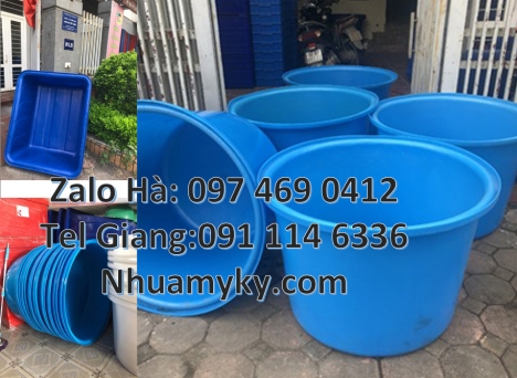 thùng nhựa xanh vuông, Thùng nhựa tròn 3000L  1100L nuôi hải sản, Thùng nhựa chữ nhật 1200l 1100l