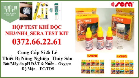 Hộp test khí độc NH3/NH4 Sera Đức