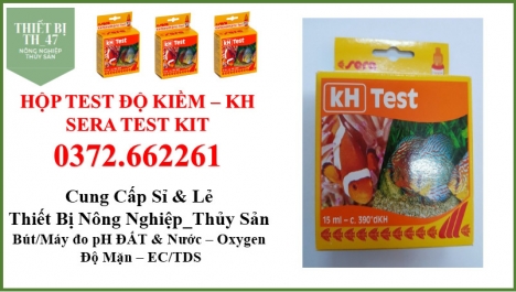 Hộp test kH nước nuôi tôm