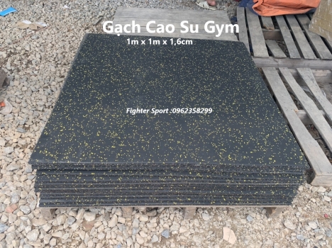 Gạch thảm cao su epdm phòng Gym , Boxing, Fitness, hàng nhập 1m x 1m