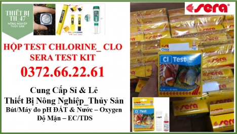 Lọ test clo sera đức