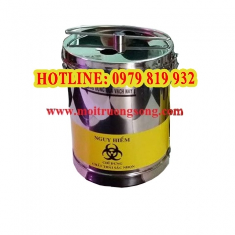 Hộp Inox Hủy Kiêm Tiêm Y Tế 6L