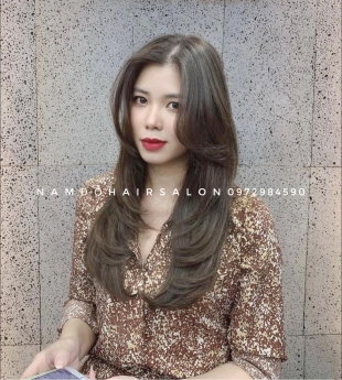 Uốn Cụp Tóc Dài Layer,Địa Chỉ Làm Tóc Đẹp Giá Rẻ Hoài Đức - Nam Đỗ Hair Salon