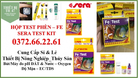 Test kiểm tra độ phèn ao nuôi