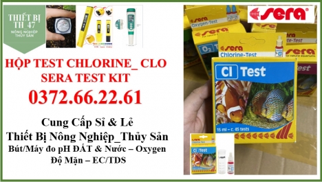 Hộp test kiểm tra clo chính xác hàng đức giá tốt