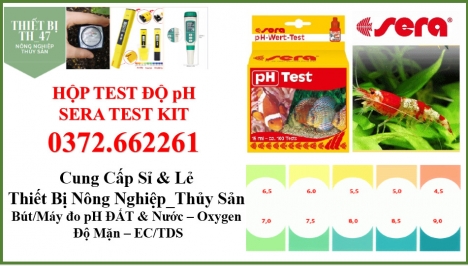 Hộp test nhanh pH nước