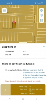 HẺM 6M ÔTÔ ĐỔ CỬA,  SÁT MẶT TIỀN MIẾU GÒ XOÀI, GẦN LVQ, BỐN XÃ, SỔ VUÔNG VỨC, 2TẦNG, 34M2, CHỈ 3.2