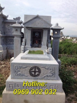 Mẫu Mộ Bằng Đá Nguyên Khối Đẹp Bán Tại Sóc Trăng