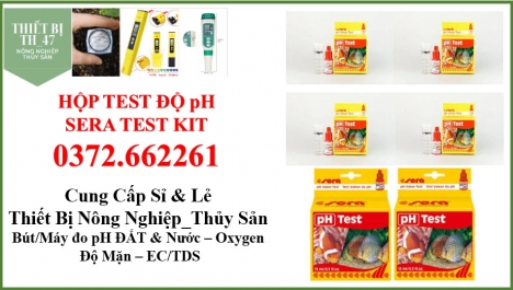 Hộp test kiểm tra độ ph nước ao nuôi tôm